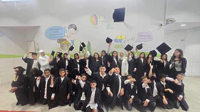 تخريج الفوج الثامن والعشرون في مدرسة المستقبل الابتدائية في جلجولية 